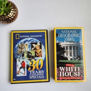 National Geographic 30 Years of National Geographic Special DVD, VHS White House